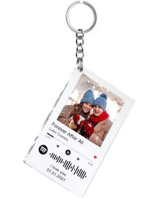 Llavero Personalizado con Foto y Canción